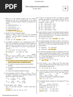 Thermodynamics Equilibrium1