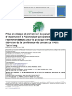 Prise en Charge Et Prevention Du Paludisme PDF