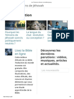 Les Témoins de Jéhovah - Site Officiel