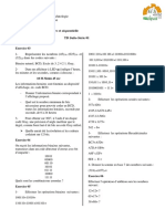 Logique Combinatoire Et Séquentielle TD 1