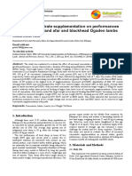 Effect of Concentrate Supplementation On Performances of Ethiopian Lowland Afar and Blackhead Ogaden Lambs