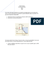 Primer Examen Mecanica de Fluidos