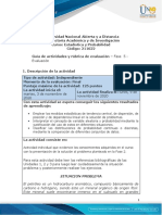 Guia de Actividades y Rúbrica de Evaluación - Fase 5 - Evaluación