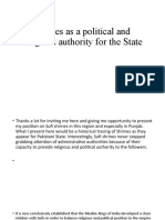 Shrines As A Political and Religious Authority For