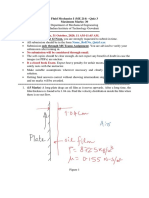 Saturday, 31 October, 2020, 11 AM-11:45 AM.: Fluid Mechanics I (ME 214) - Quiz 3 Maximum Marks: 30