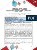 Guia de Actividades y Rúbrica de Evaluación - Fase 5 - Sustentación y Aprendizajes