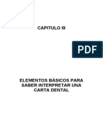 Elementos Básicos para Saber Interpretar Una Carta Dental