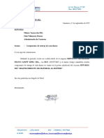 Carta de Compromiso de Entrega Carta Fianza