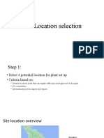 Site Location Selection