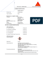 Sikaflex-400 Fire: Safety Data Sheet