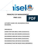 Principle of Management PMD 1313