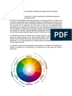 Propiedades de La Materia y Métodos de Separación de Mezclas PDF