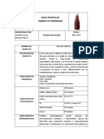 Ficha Tecnica de La Salsa de Tomate