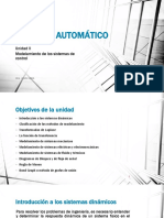 Unidad II Modelamiento de Los Sistemas de Control - 1