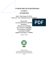 Laporan Praktikum Elektronika Lanjut Avometer