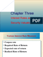 Chapter Three: Interest Rates and Security Valuation