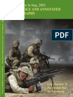 U.S. Marines in Iraq 2003 Anthology and Annotated Bibliography