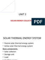 Unit 2: Solar Energy Collection