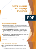 3 Computer Languages and Translators