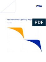 Visa International Operating Regulations Main