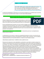 Educacion Nutricional y Alimentaria