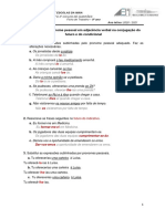 Correção - Ficha de Trabalho - Colocacao - Do - Pronome - Pessoal - Futuro e Condicional