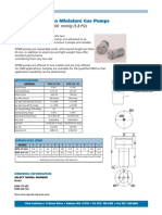 KPM Round Series Miniature Gas Pumps: DC Power, Pressure To 300 MMHG (5.8 Psi)