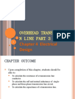 Overhead Transmissio N Line Part 3: Chapter 4 Electrical Design