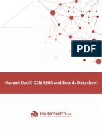 Huawei Optix Osn 9800 and Boards Datasheet