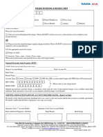 Policy No:: If NEFT Details Not Provided, Please State Reason