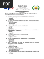 1st QRT Diag Test