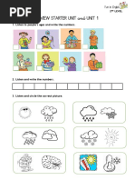 Review Starter Unit and Unit 1: 2 Level