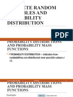 Discrete Random Variables and Probability Distribution