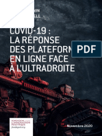 Covid-19: La Réponse Des Plateformes en Ligne Face À L'ultradroite