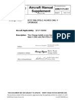 Aircraft Manual Supplement: B737 PM-CPDLC Acars Cmu Ii Upgrade