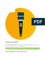 You're An ESFP: The Meaning of Your Type Code