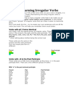 Tips For Learning Irregular Verbs: Verbs With All 3 Forms Identical