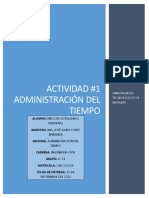 Administracion Del Tiempo