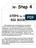 Review: Steps Big Book: Step 4