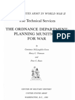 Ordnance Department Planning Munitions For War