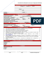 Formulário de Solicitação de Acesso para Minigeração Distribuída