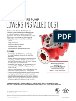 Lowers Installed Cost: Aurora Split Case Fire Pump