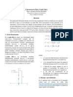 Laboratorio de Física (Caida Libre)