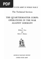 Quartermaster Corps Operations in The War Against Germany