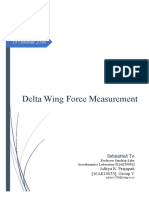 Delta Wing Force Measurement