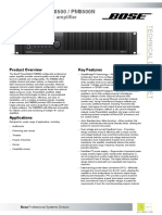 Powermatch® Pm8500 / Pm8500N: Configurable Power Amplifier