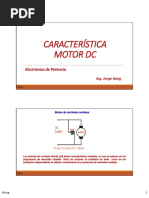 Característica Motor DC