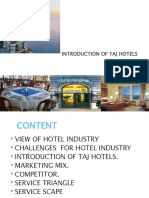 Introduction of Taj Hotels