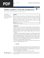 Modern Problems of Aircraft Aerodynamics: Review Open Access