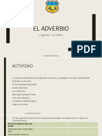 El Adverbio II - Actividad